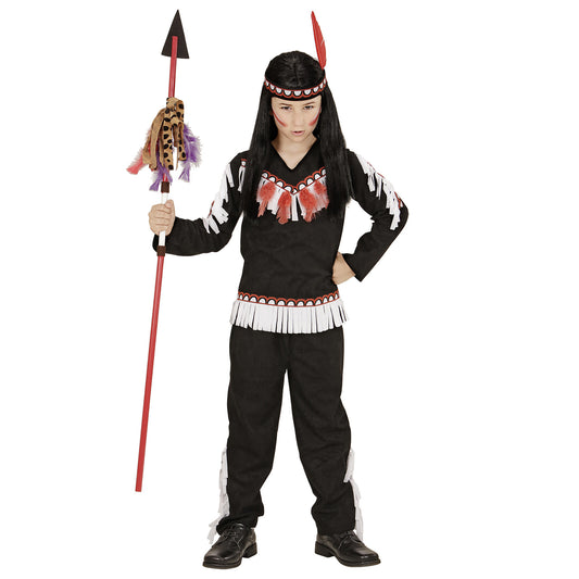 "INDIANER" (Oberteil, Hose, Stirnband) – Vorderansicht