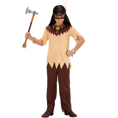 "INDIANER" (Oberteil, Hose, Stirnband) – Vorderansicht