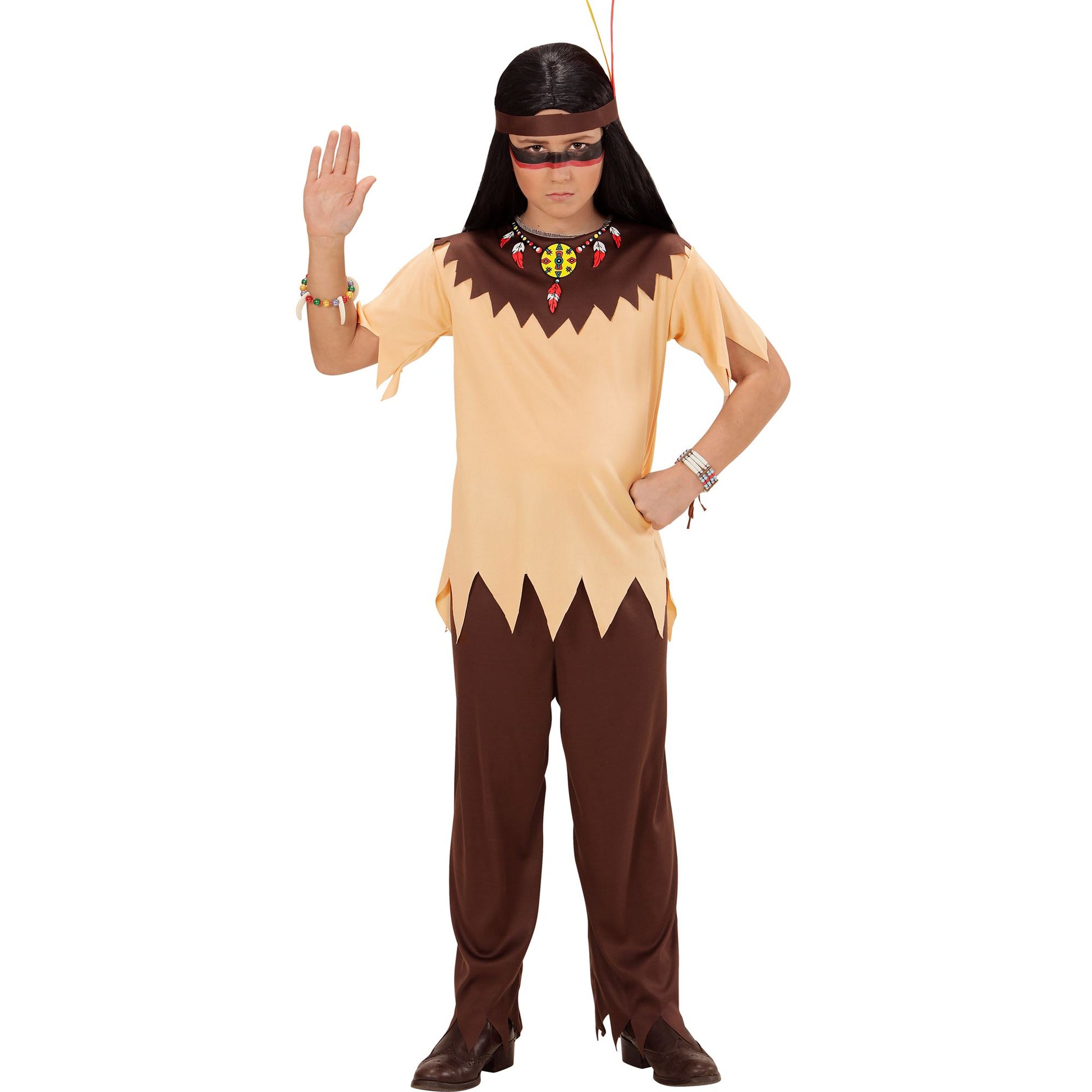 "INDIANER" (Oberteil, Hose, Stirnband) – Ansicht 3