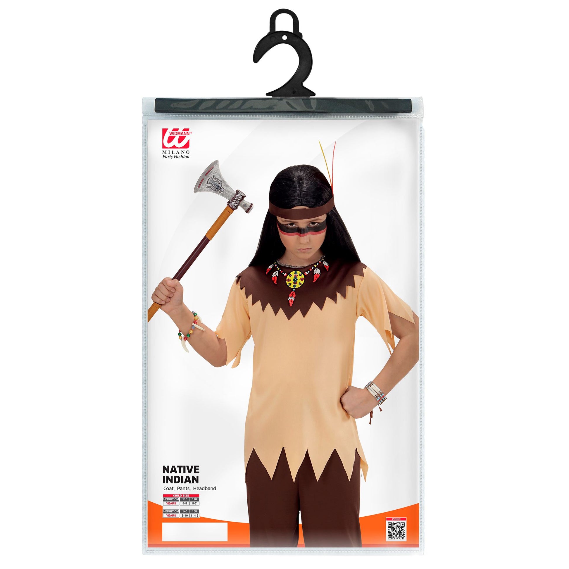 "INDIANER" (Oberteil, Hose, Stirnband) – Ansicht 5