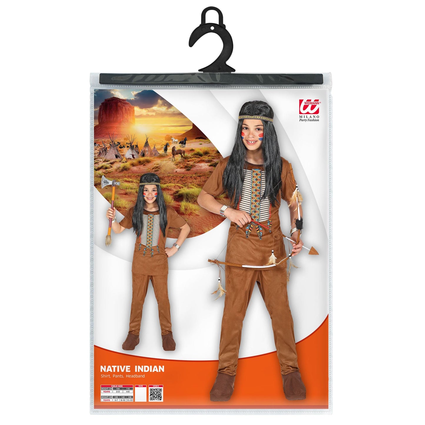 "INDIANER" (Oberteil, Hose, Stirnband) – Ansicht 5