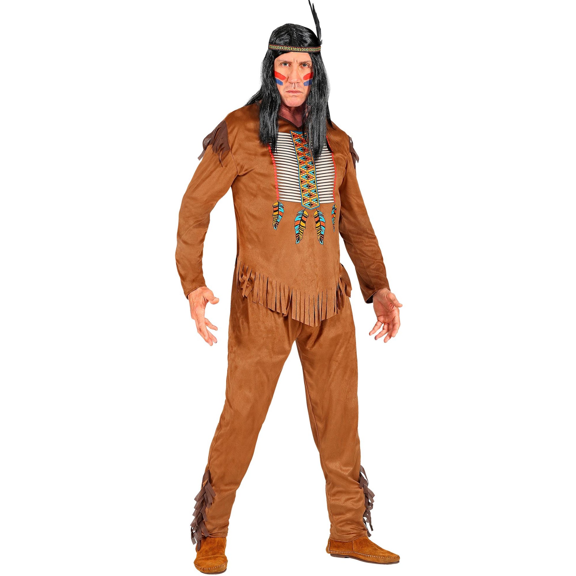 "INDIANER" (Oberteil, Hose, Stirnband) – Vorderansicht