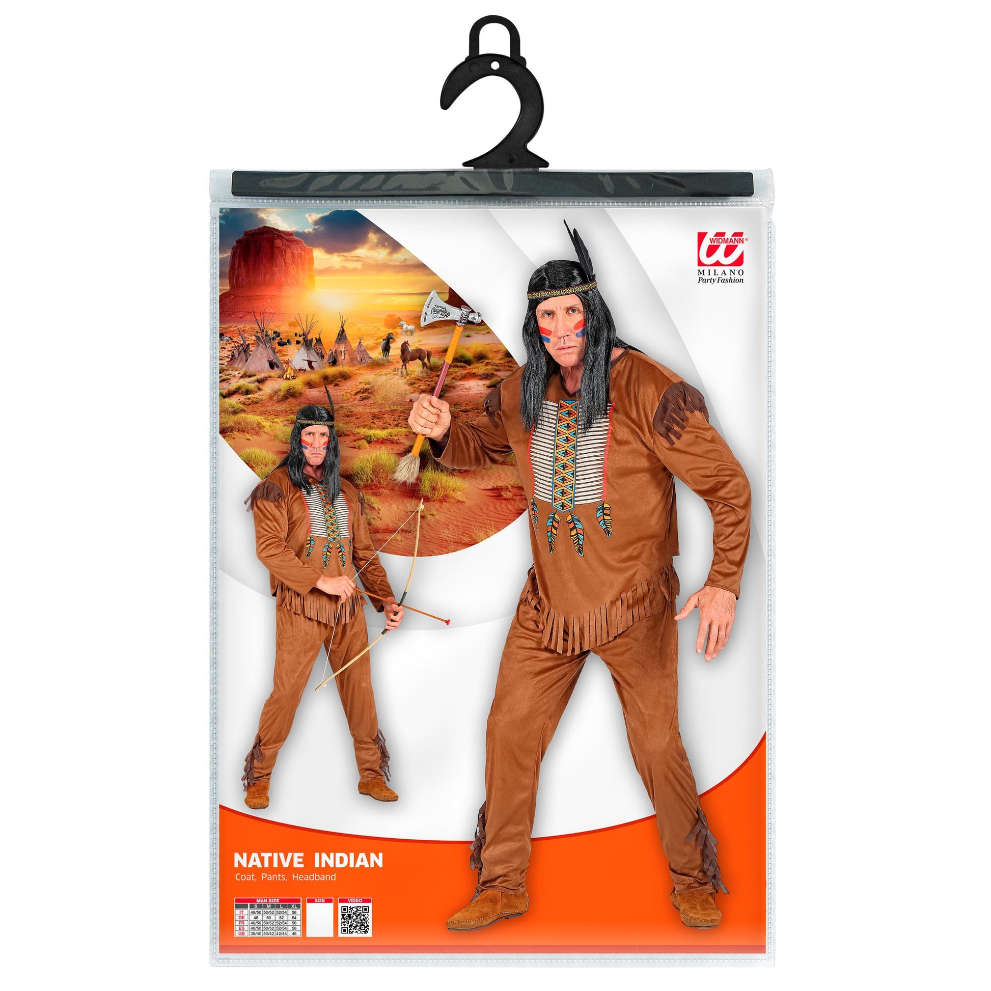"INDIANER" (Oberteil, Hose, Stirnband) – Ansicht 5