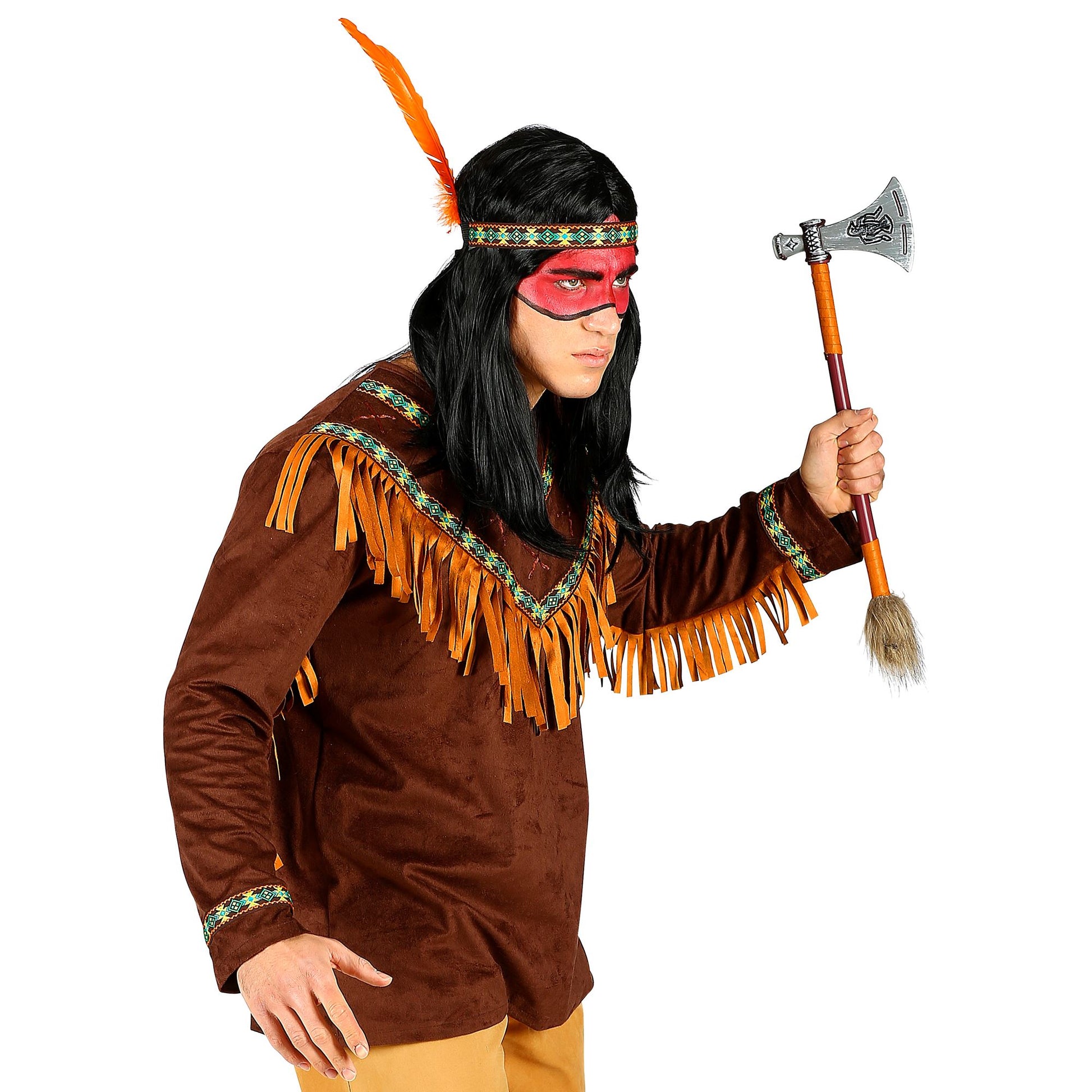 "INDIANER" (Oberteil, Stirnband mit Feder) – Ansicht 3