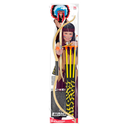 "INDIANER PFEIL UND BOGEN" 51 cm – Detailansicht