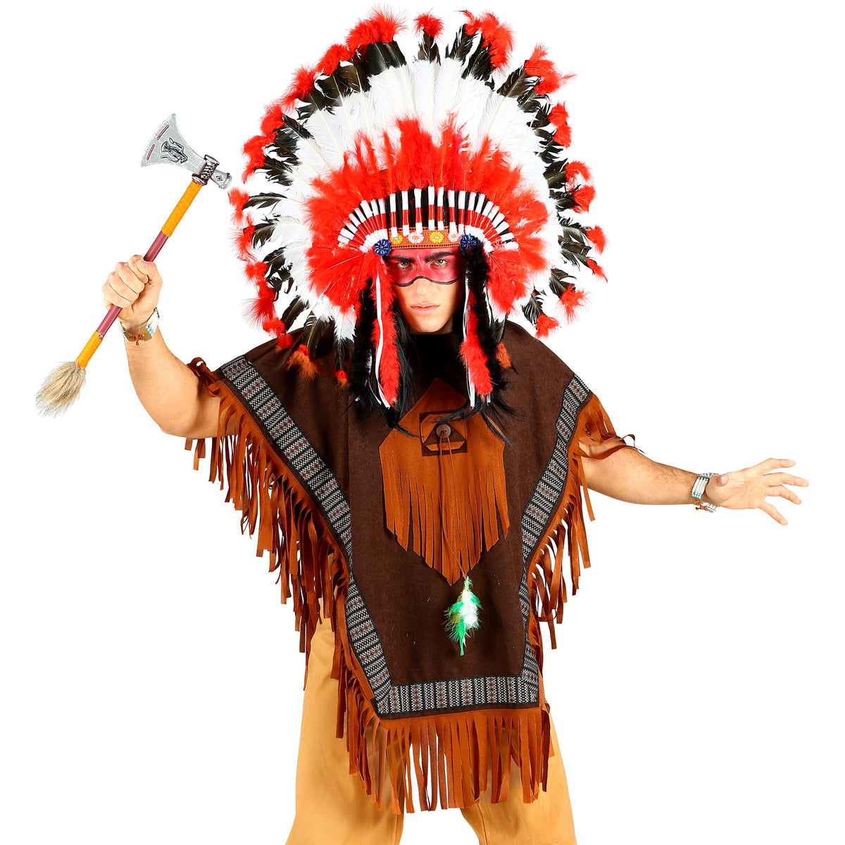 "INDIANER" (Poncho) – Vorderansicht