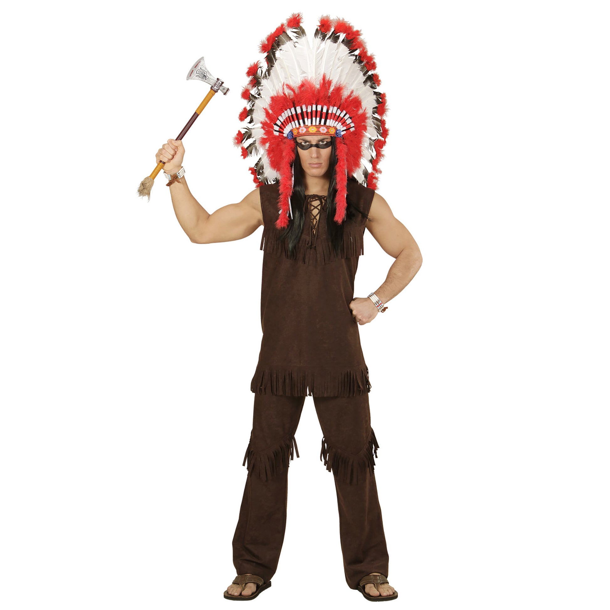 "INDIANER" (Weste, Hose) – Vorderansicht