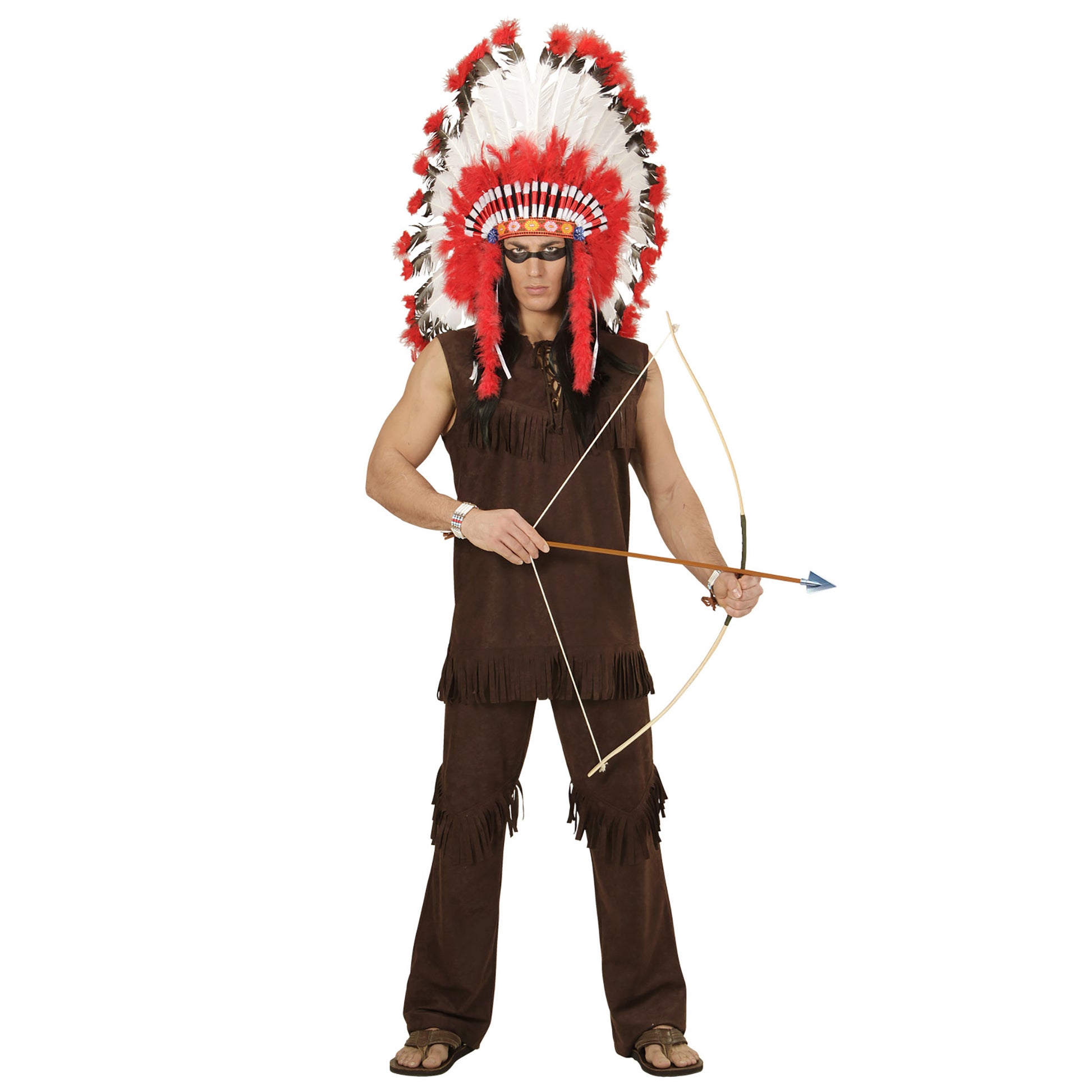 "INDIANER" (Weste, Hose) – Detailansicht