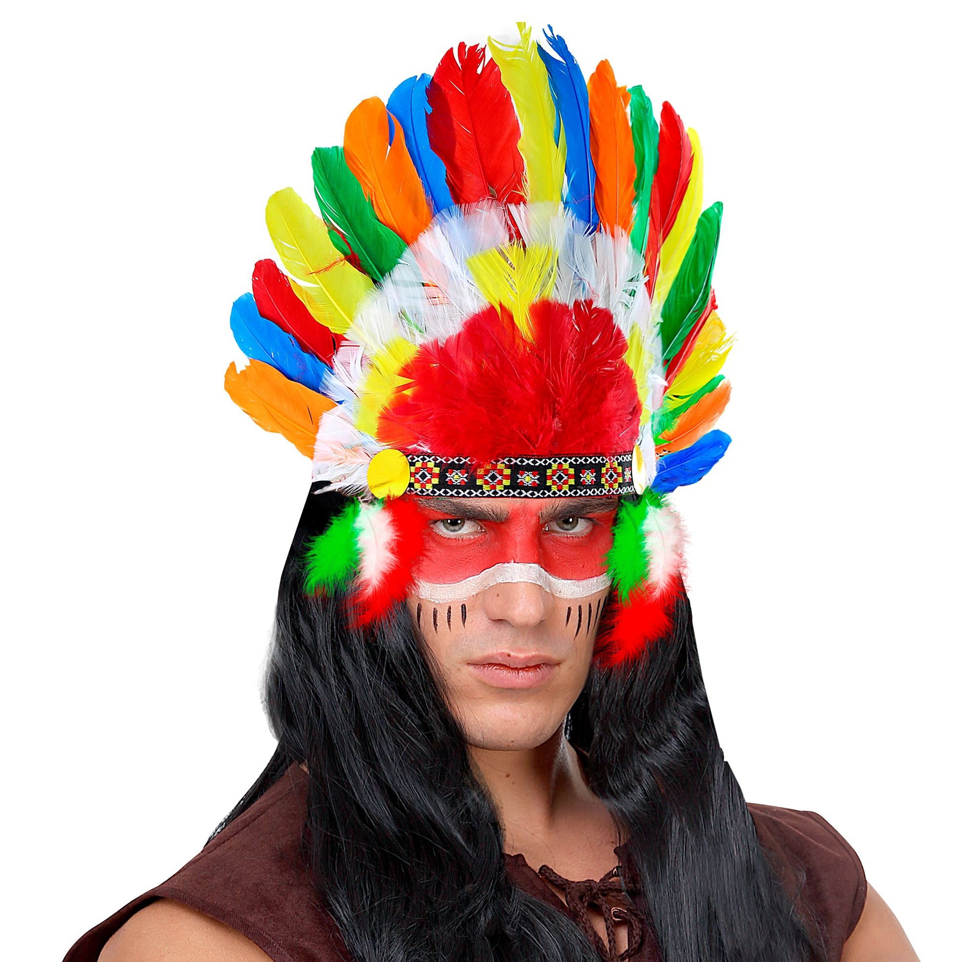 "INDIANERHAARSCHMUCK" – Vorderansicht