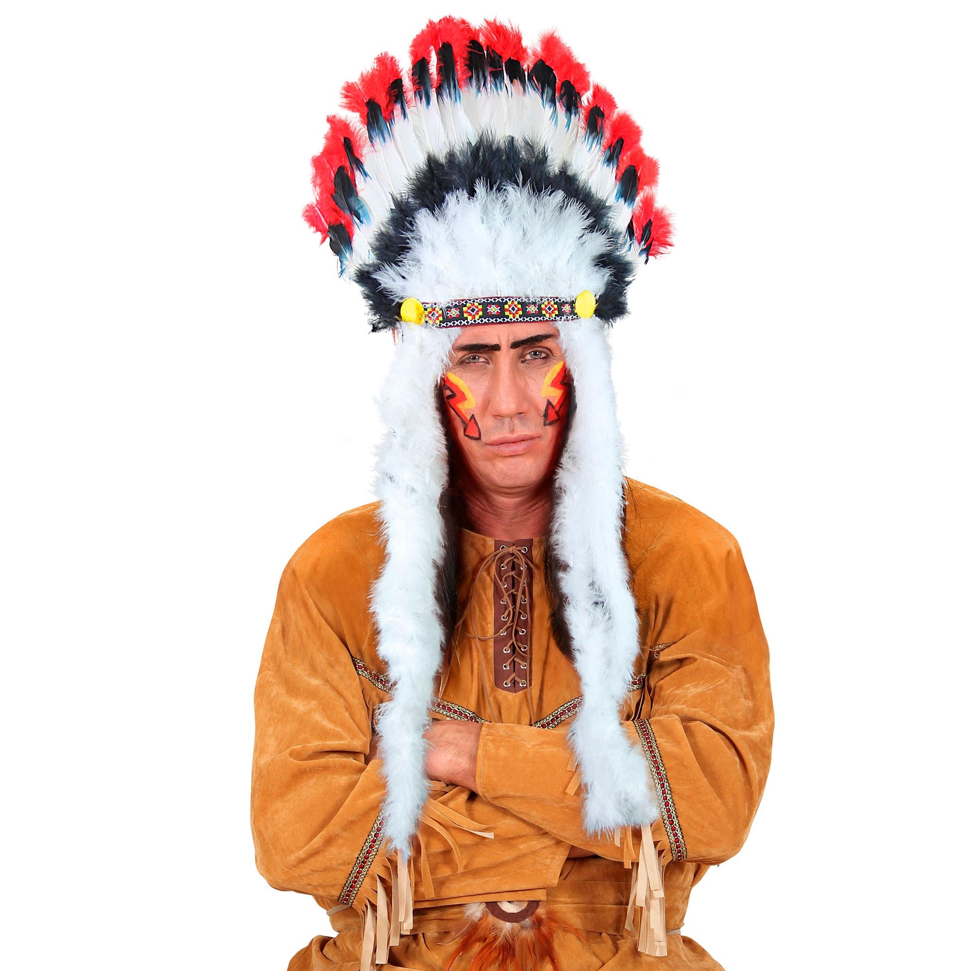 "INDIANERHAARSCHMUCK WILDER STIER" – Detailansicht