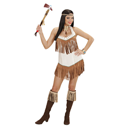 "INDIANERIN" (Kleid, Stirnband) – Detailansicht