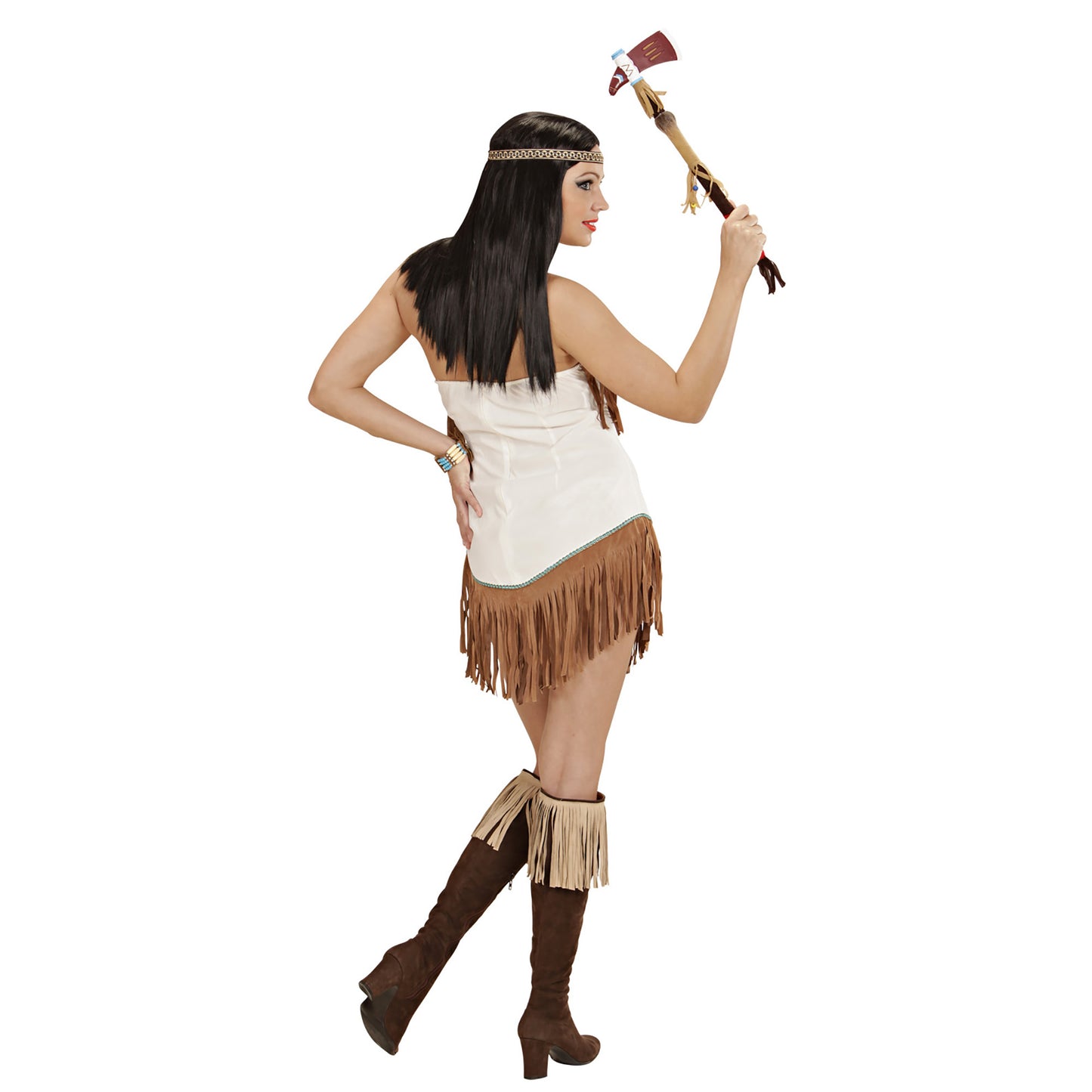 "INDIANERIN" (Kleid, Stirnband) – Ansicht 3