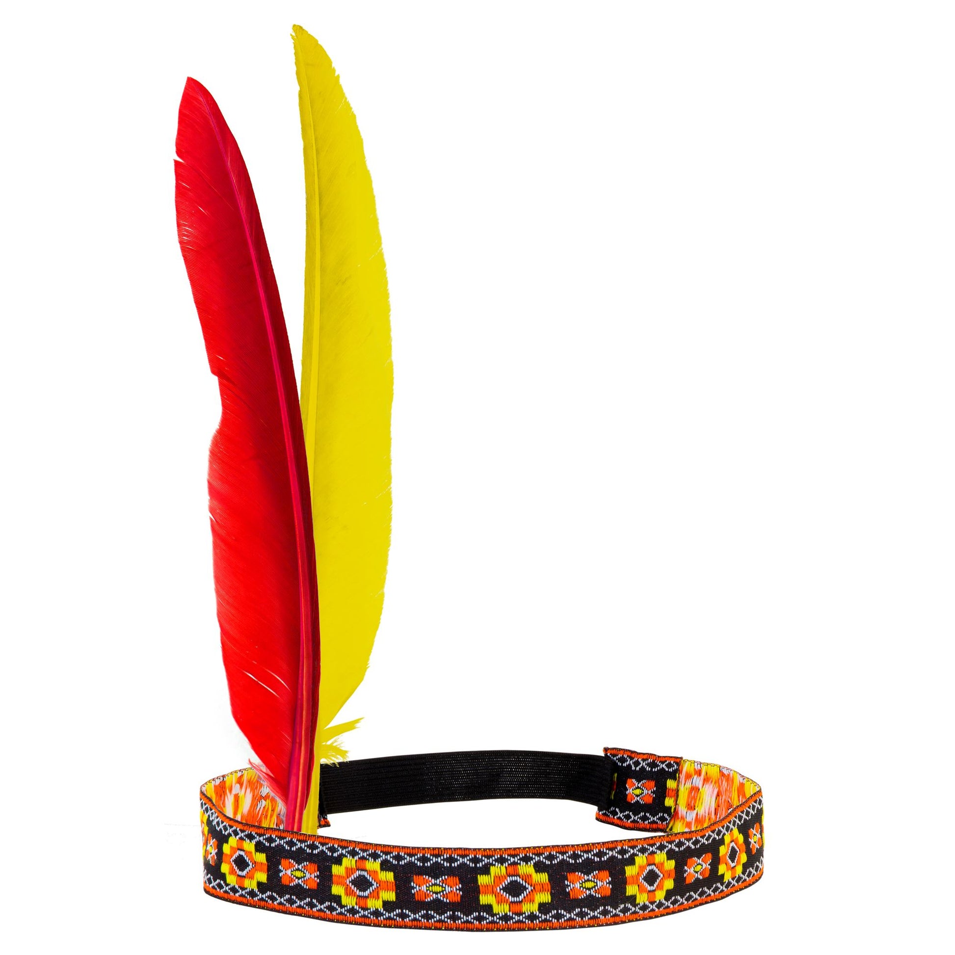 "INDIANERSTIRNBAND MIT 2 FEDERN" – Vorderansicht