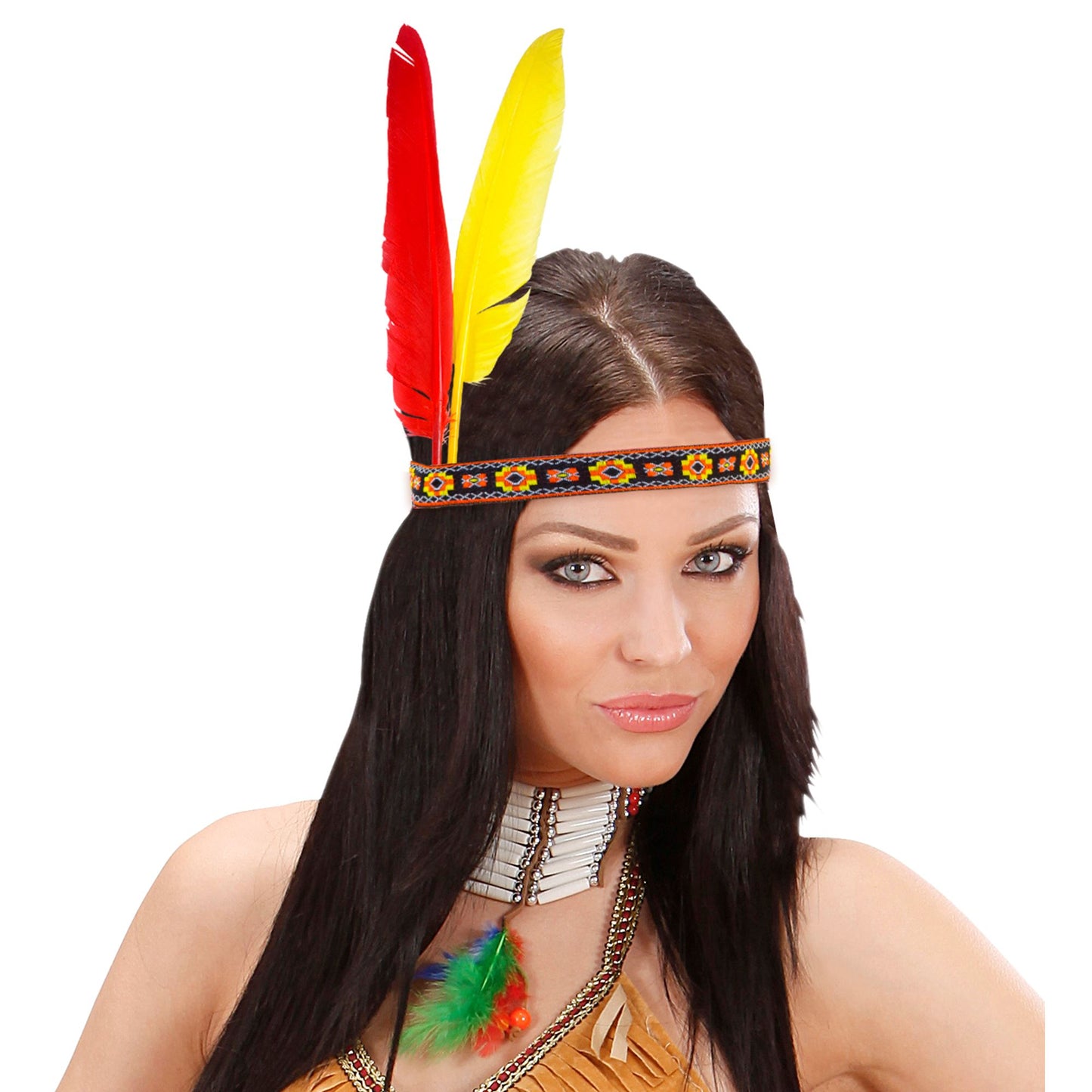 "INDIANERSTIRNBAND MIT 2 FEDERN" – Ansicht 4