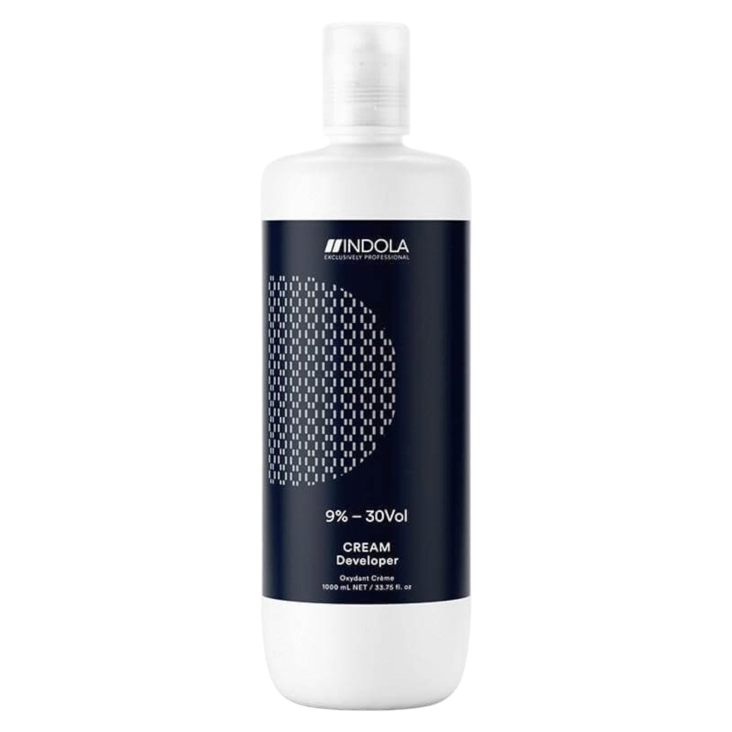 Indola, Cream Developer, Seidig, Haaroxidationscreme, 9%, 30 Volumen, 1000 ml *Tester
