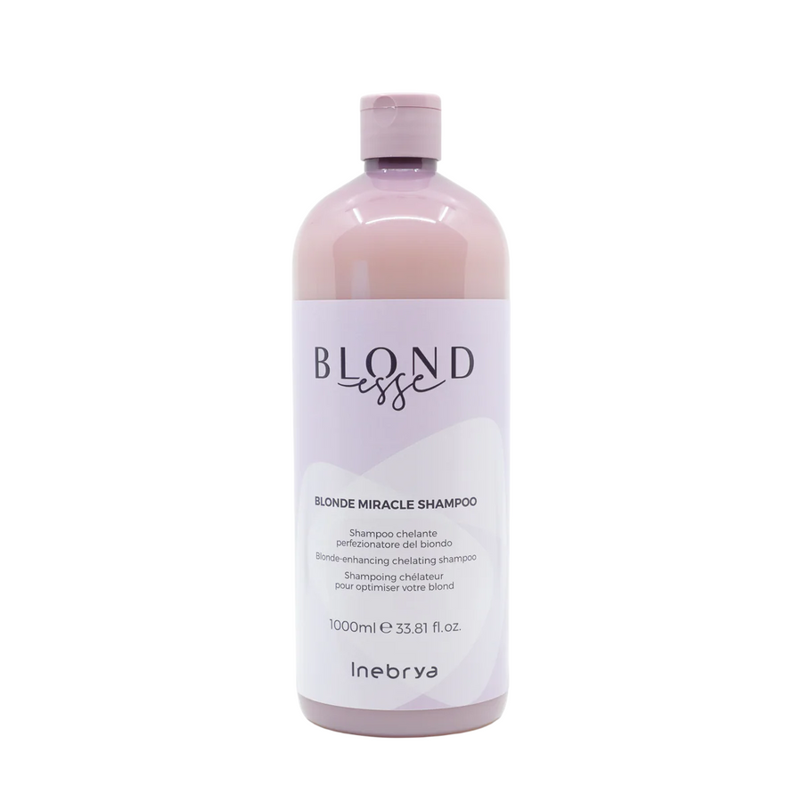 Inebrya Inebrya, Blonde Miracle, Haarshampoo, Zur Neutralisierung von Gelbtönen, 1000 ml Regular