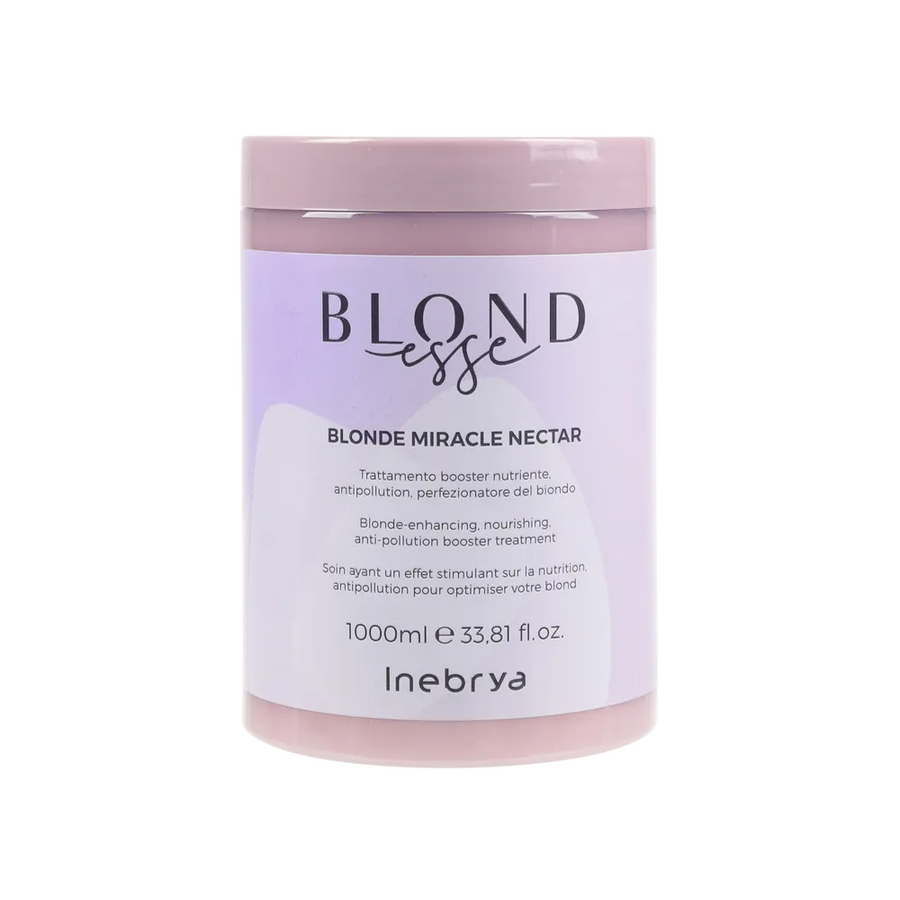 Inebrya Inebrya, Blonde Miracle Nectar, Haarbehandlungs-Crememaske, Farbverbesserung, 1000 ml Regular