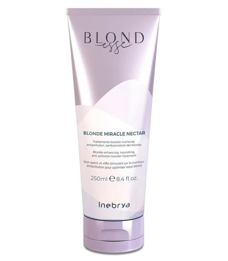 Inebrya Inebrya, Blonde Miracle Nectar, Haarbehandlungs-Crememaske, Farbverbesserung, 250 ml Regular