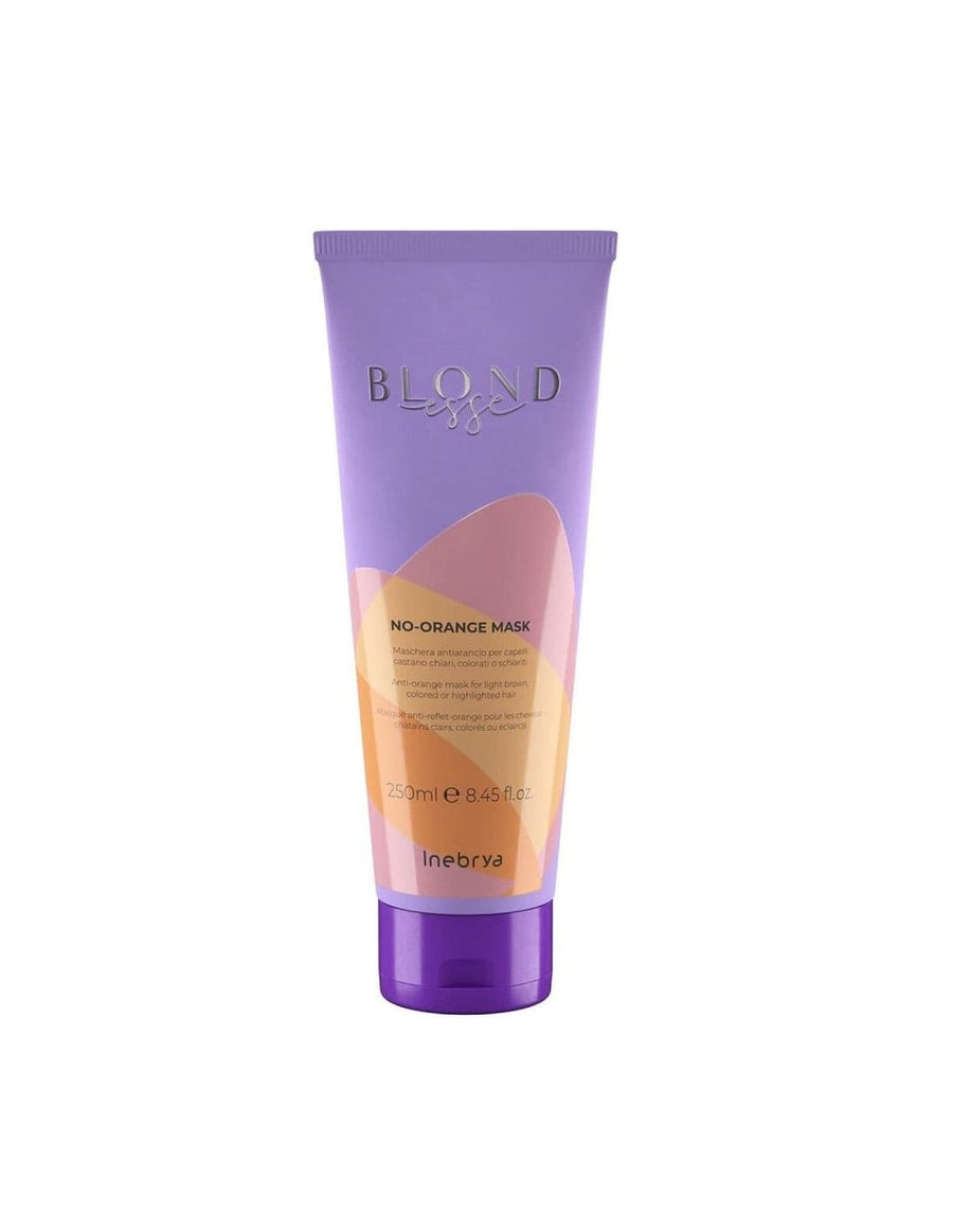 Inebrya Inebrya, Blondesse No-Orange, Haarbehandlungs-Crememaske, Neutralisieren von Orangetönen, 250 ml Regular