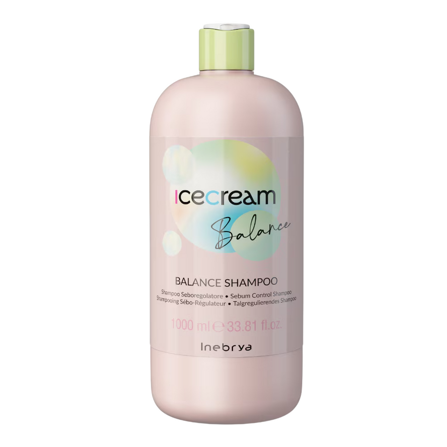 Inebrya Inebrya, Ice Cream Balance, Haarshampoo, Sebumkontrolle, 1000 ml Regular