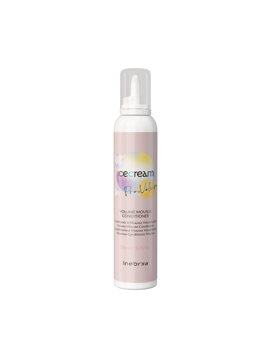 Inebrya Inebrya, Ice Cream Pro-Volume, Leave-In Schaumconditioner, Volumenverstärkend, 200 ml Regular