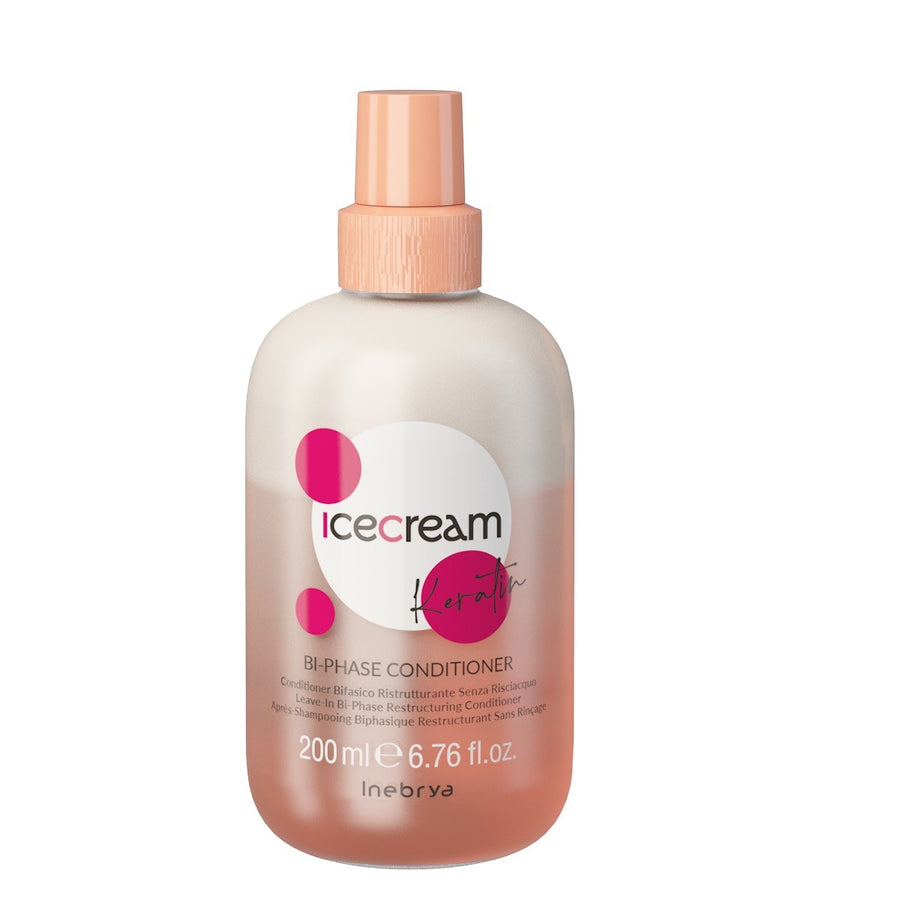 Inebrya Inebrya, Ice Cream Keratin, Leave-In Conditioner, Umstrukturierung, 200 ml Regular