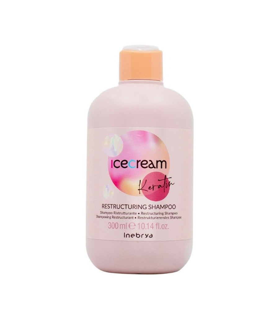 Inebrya Inebrya, Ice Cream Keratin, Haarshampoo, Glättung, 300 ml Regular