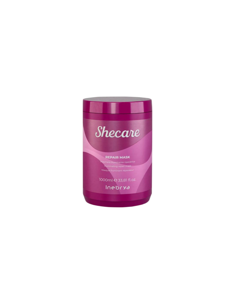 Inebrya Inebrya, Shecare, Haarbehandlungs-Crememaske, Reparatur, 1000 ml Regular