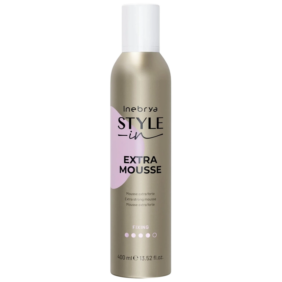 Inebrya Inebrya, Style-In, Haarstyling-Mousse, Fixing, Extra starker Halt, 400 ml Regular