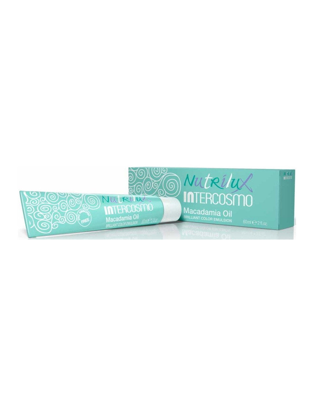 Intercosmo Intercosmo, Nutrilux, Permanente Haarfarbe, 5.13 Light Brown Golden Ash, 60 ml Regular