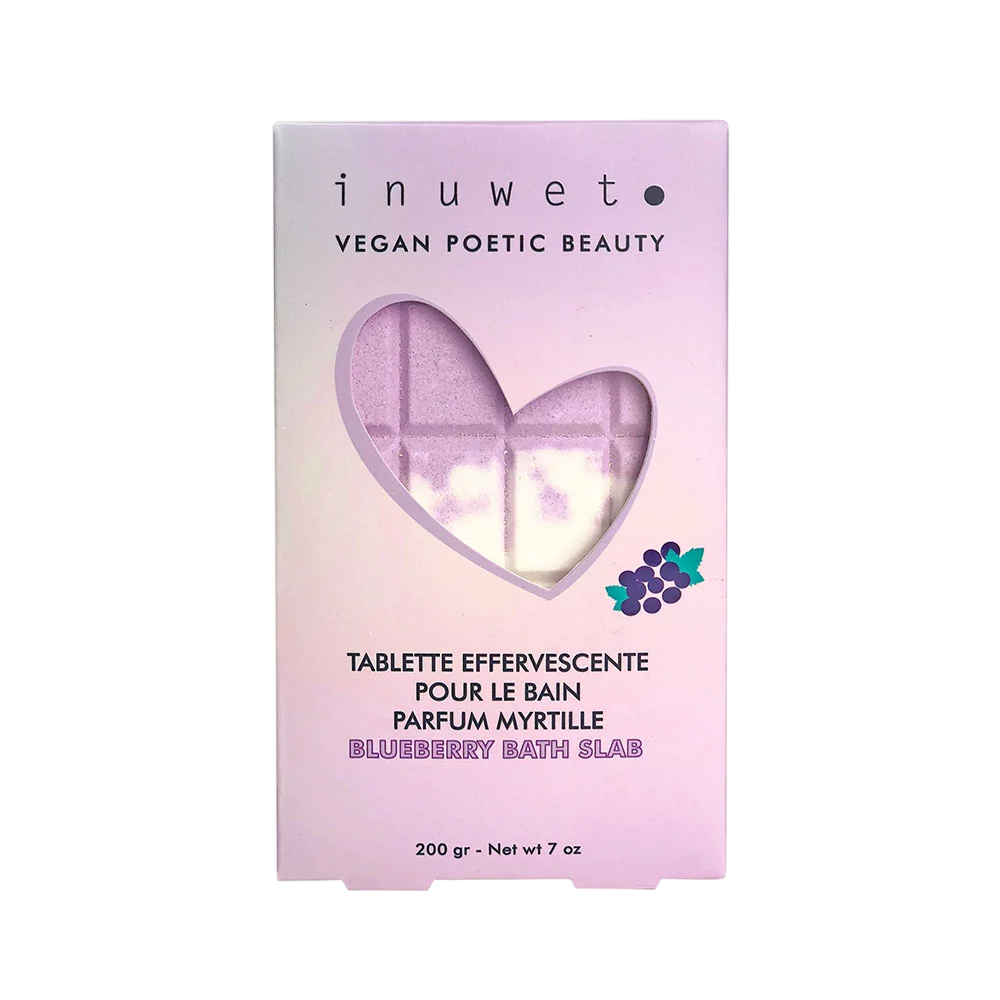 Inuwet, Blueberry, Badebombe, 200 g