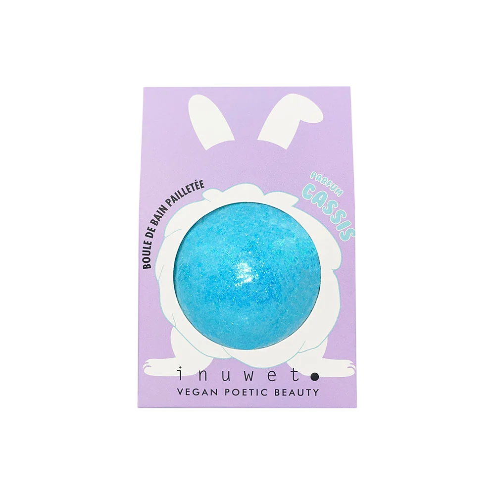 Inuwet, Cassis, Badebombe, 120 g