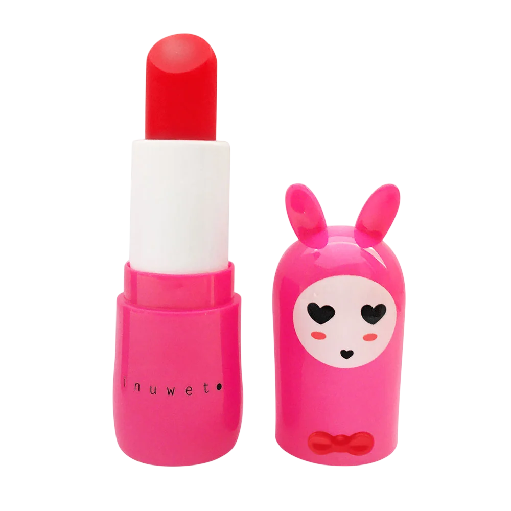 Inuwet, Lovely Bunny, Moisturizing & Conditioning, Lippenbalsam, Fushia, 3.5 g