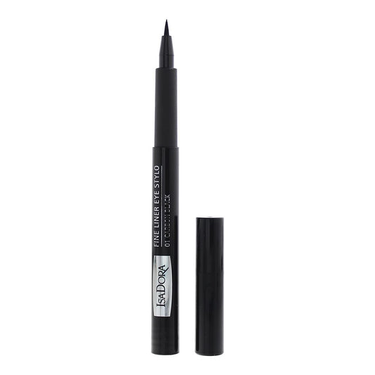 IsaDora IsaDora, Fine Liner, Einziehbar, Gel-Kajalstift, 01, Ruß, 1.1 ml Regular