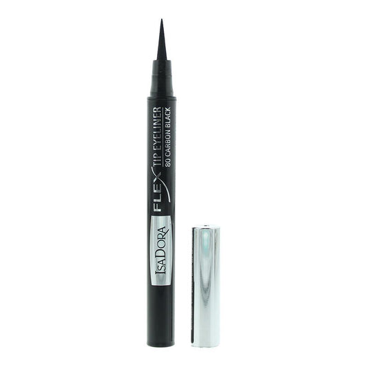 IsaDora IsaDora, Flex Tip, flüssiger eyeliner-stift, Intensiv, Gel-Kajalstift, 80, Ruß, 1.2 ml Regular