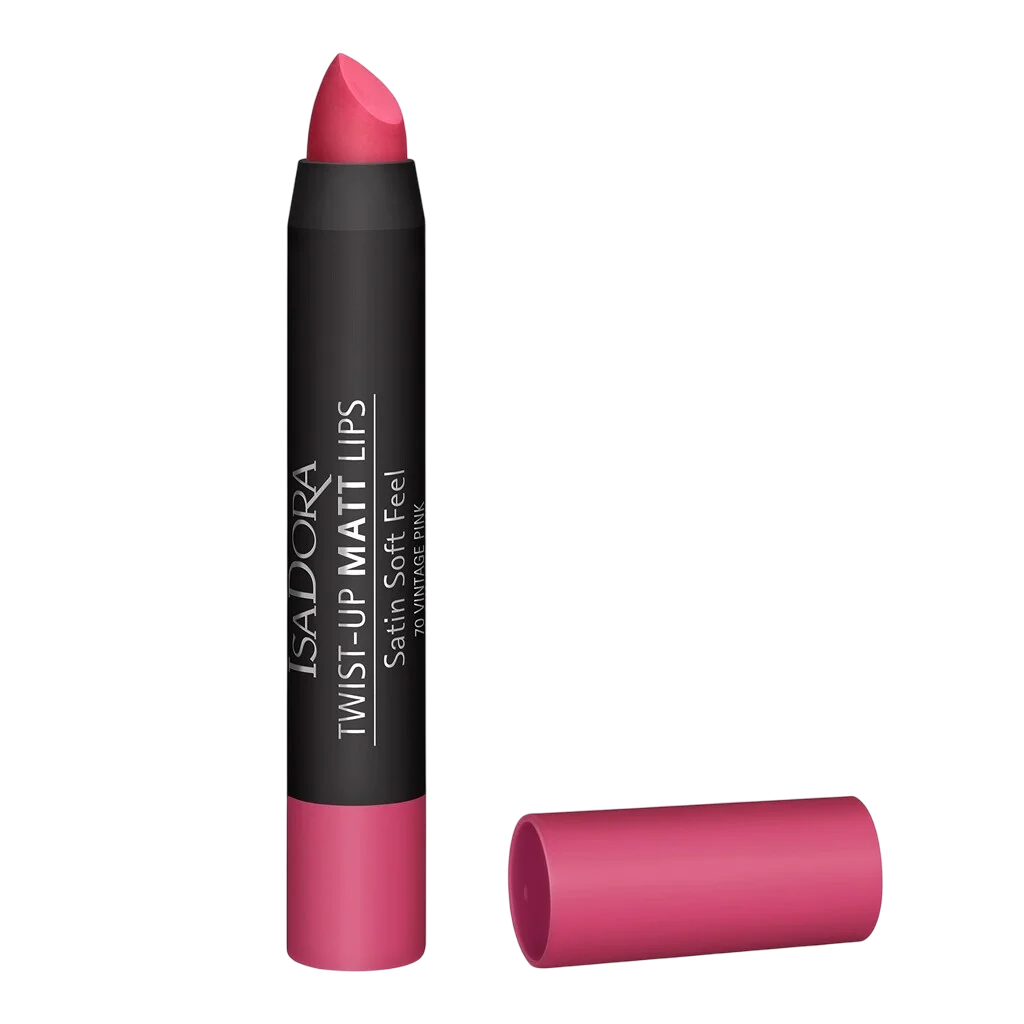 IsaDora, Twist-Up, Matt, Creme-Lippenstift, 70, Vintage Pink, 3.3 g
