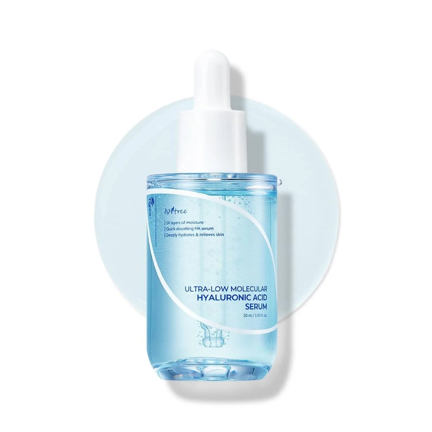 Isntree, Ultra-Low Molecular Hyaluronic Acid, Hydratisierend, Täglich, Serum, Für das Gesicht, 50 ml