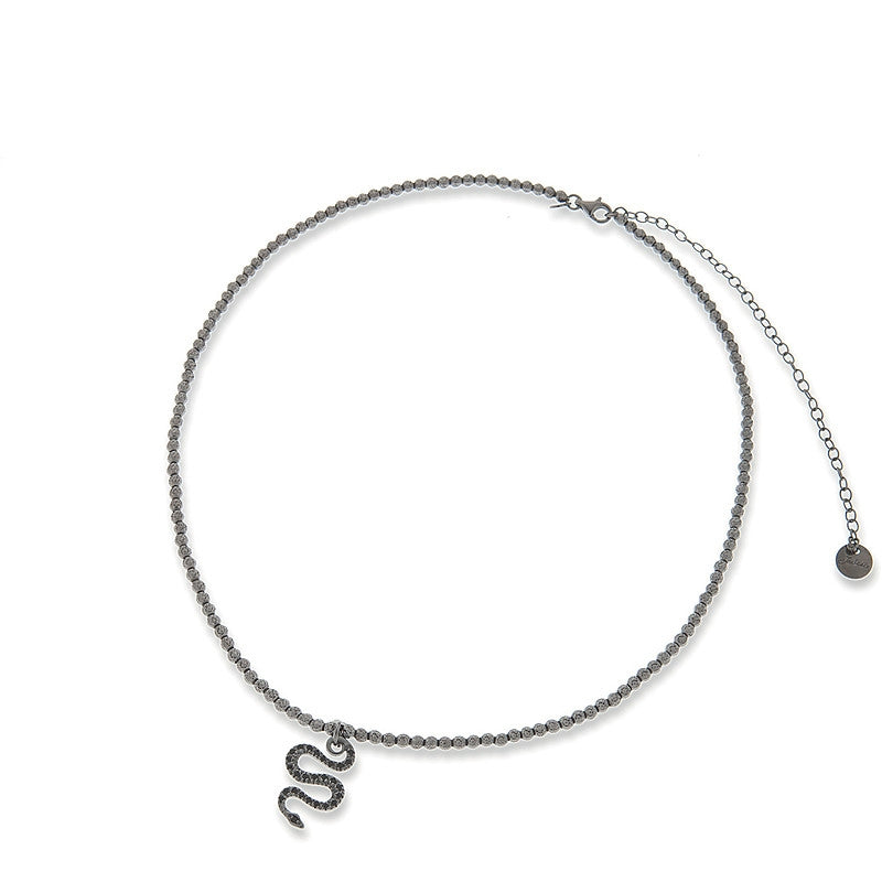 JACK&CO JCN0391 Schmuck Schwarz Silver 925° -