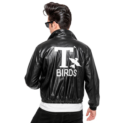 "JACKE GREASER / T - BIRDS AUS KUNSTLEDER" – Ansicht 3
