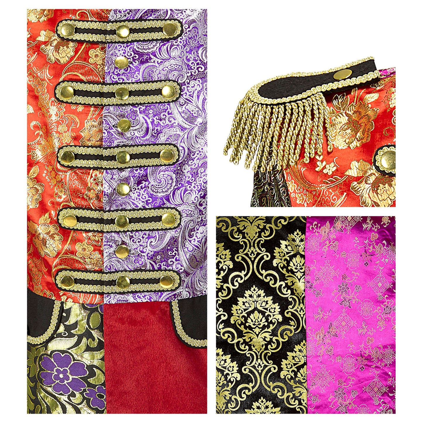 "JACQUARD PATCHWORK PARADEFRACK"für Herren – Ansicht 4