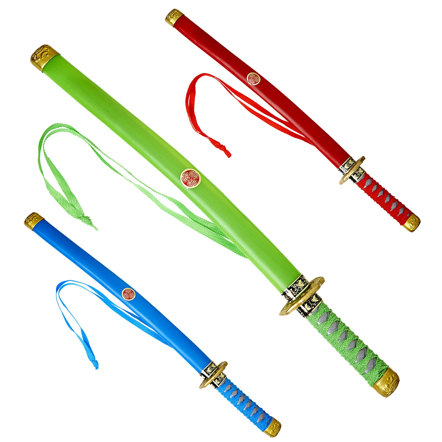 "JAPANISCHES KATANA / NINJASCHWERT MIT SCHEIDE" 60 cm - 3 Farben sortiert – Detailansicht