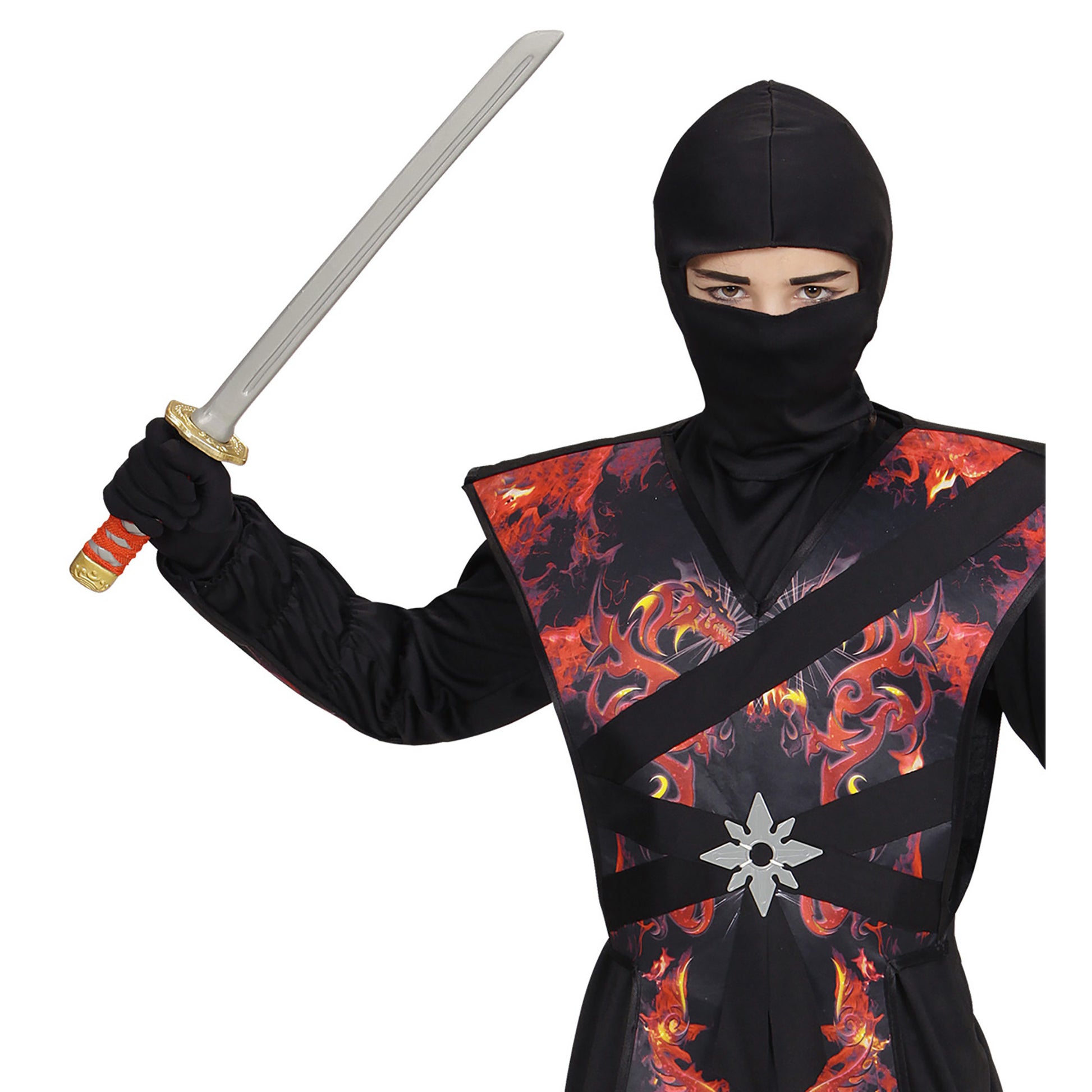 "JAPANISCHES KATANA / NINJASCHWERT MIT SCHEIDE" 60 cm - 3 Farben sortiert – Ansicht 3