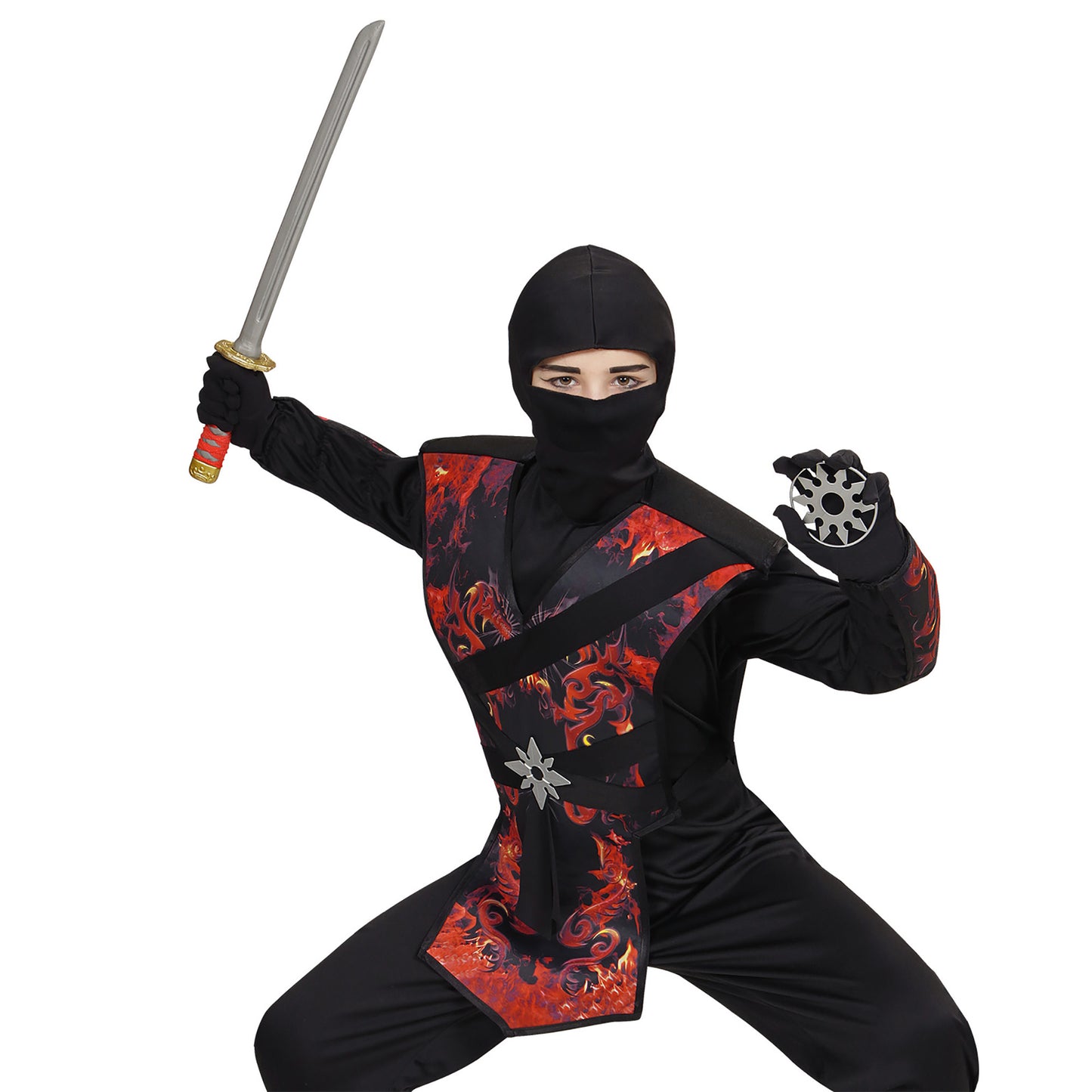 "JAPANISCHES KATANA / NINJASCHWERT MIT SCHEIDE" 60 cm - 3 Farben sortiert – Ansicht 4
