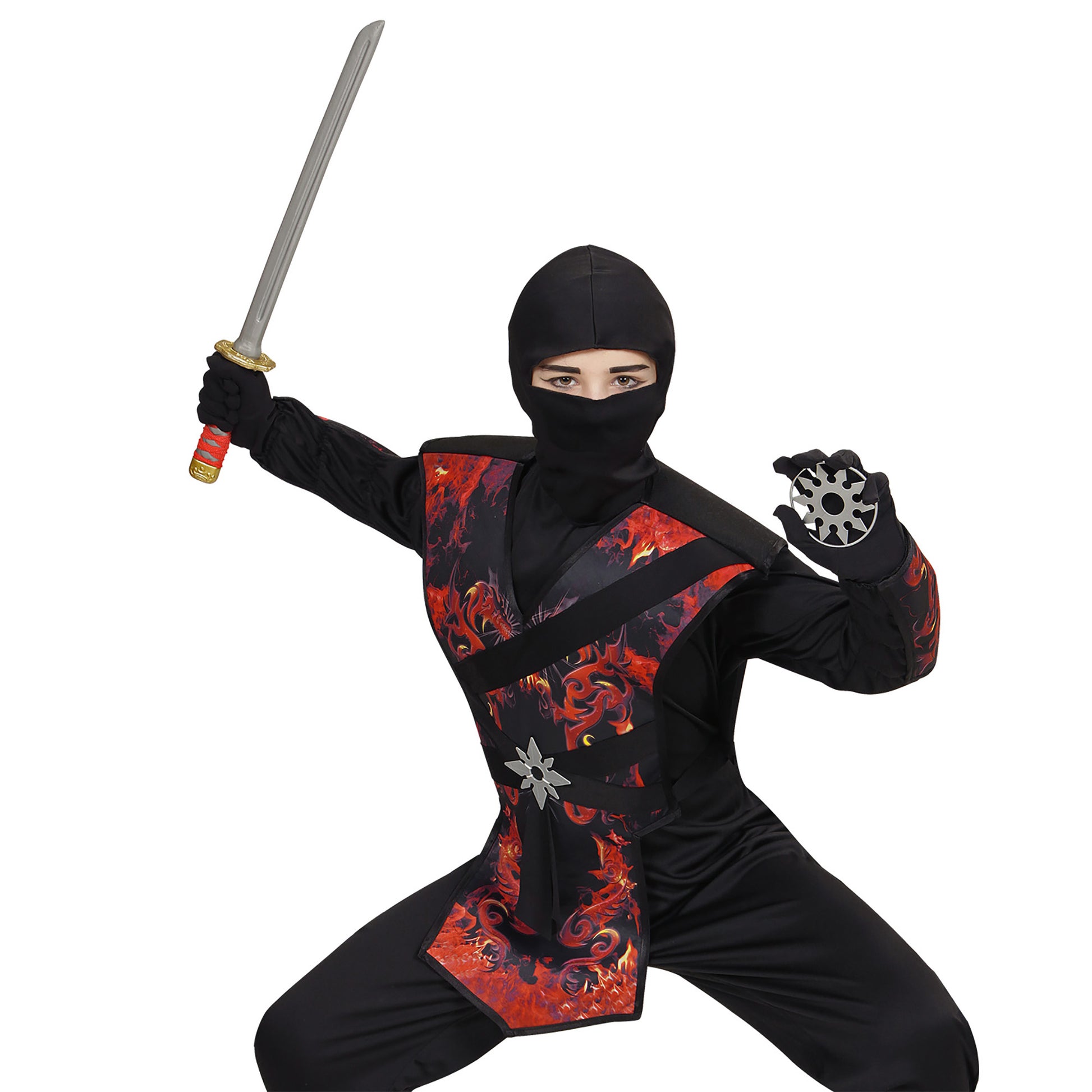 "JAPANISCHES KATANA / NINJASCHWERT MIT SCHEIDE" 60 cm - 3 Farben sortiert – Ansicht 4