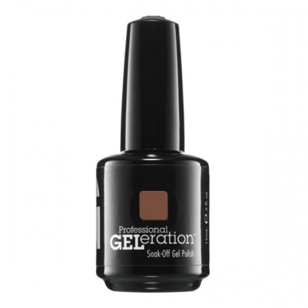 Jessica Jessica, GELeration Colours, Semi-permanenter Nagellack, GEL-1176, Geröstete Pekannüsse, 15 ml Regular