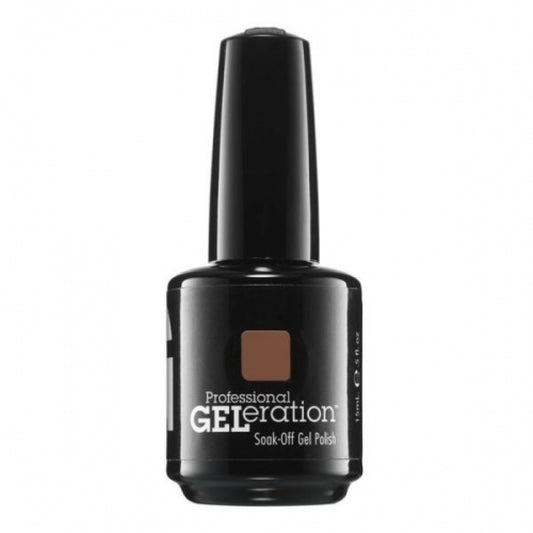 Jessica Jessica, GELeration Colours, Semi-permanenter Nagellack, GEL-1176, Geröstete Pekannüsse, 15 ml Regular