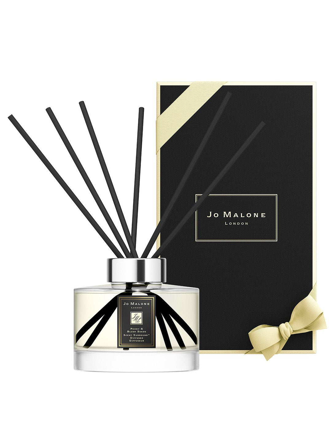Jo Malone, Peony & Blush Suede, Porzellan, Aroma-Rattanstäbchen-Diffusor, 165 ml
