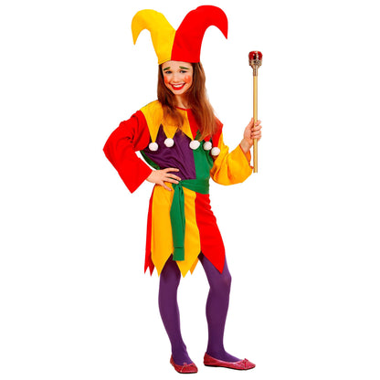 "JOLLY JESTER" (Kleid, Gürtel, Hut) – Detailansicht