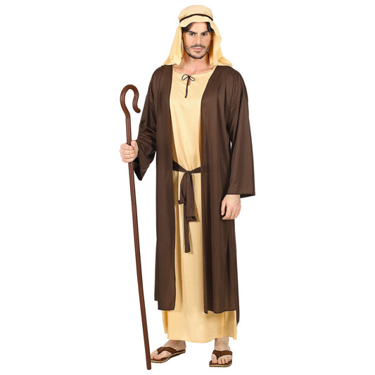 "JOSEF" (Gewand mit langer Weste, Gürtel, Kopfbedeckung) – Vorderansicht
