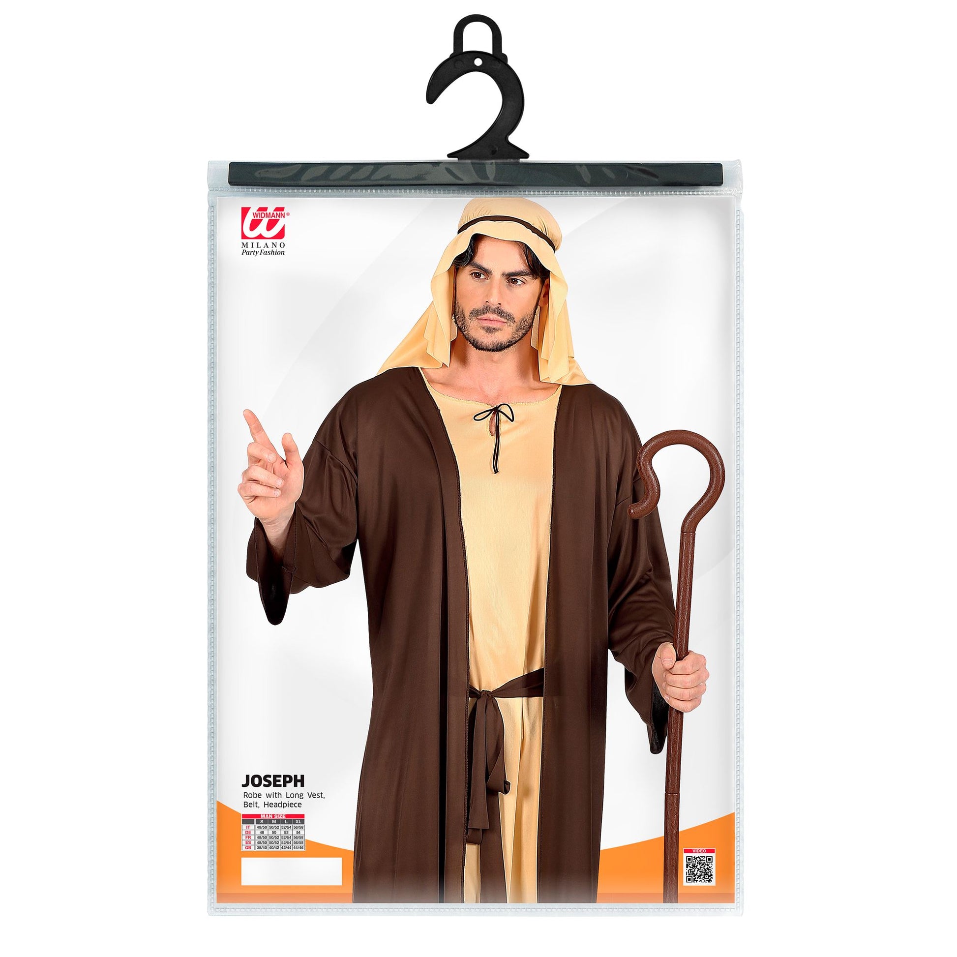 "JOSEF" (Gewand mit langer Weste, Gürtel, Kopfbedeckung) – Ansicht 5